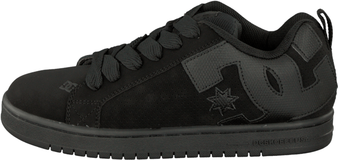 Dc Shoes Court Graffik Shoe Black/black 25349-04 Mens - Dr Marten 3989 Brogues Boanil Brush (705x705), Png Download