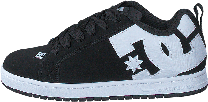 Dc Shoes Court Graffik Black 58771-00 Mens Leather - Dc Men's Court Graffik Shoe, Black, 7.5 D Us (705x705), Png Download