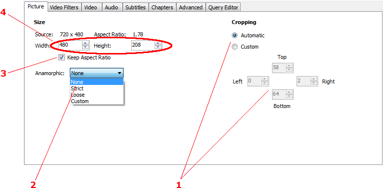 The Aspect Ratio Is - Handbrake Aspect Ratio 16 9 (812x400), Png Download