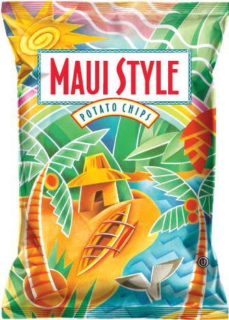 Original Potato Chips - Maui Style Potato Chips - 1.25 Oz (334x483), Png Download