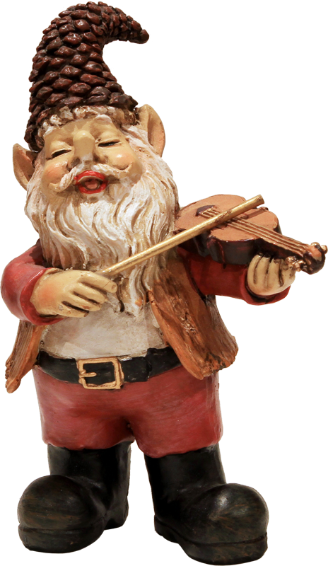 Fiddlin' Gnome - Gnome (464x800), Png Download