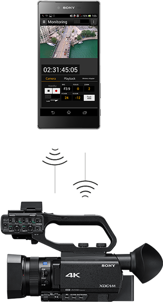 Palm Landing Page Features 07 - Sony Hxr-nx80 Compact 4k Camcorder (357x676), Png Download
