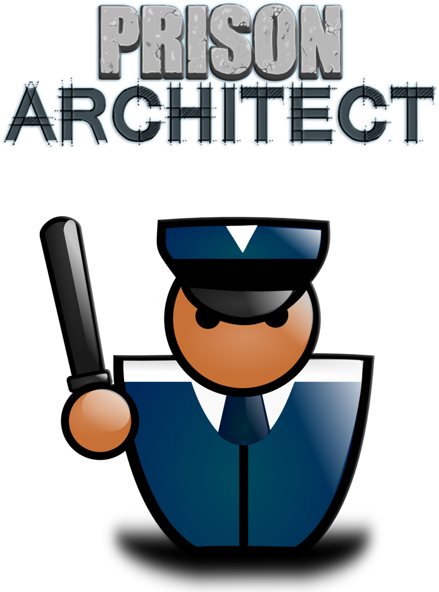 Fuentes - Prison Architect Logo Png (964x1304), Png Download