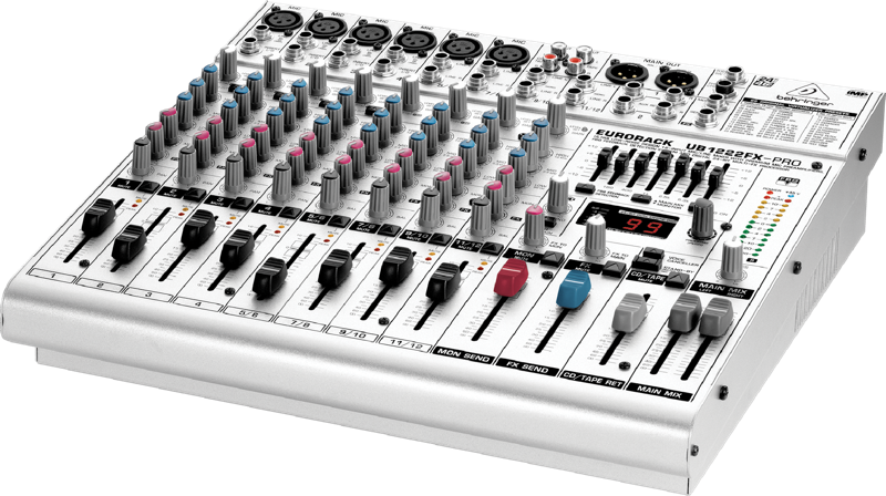 Servicio Técnico Audio Profesional - Behringer Eurorack Ub1222fx-pro Mixer (800x448), Png Download