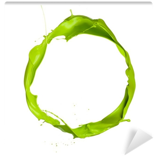 Isolated Shot Of Green Paint Splash On White Background - Kiss U (remixes) - Corner/f-lame - Download (400x400), Png Download