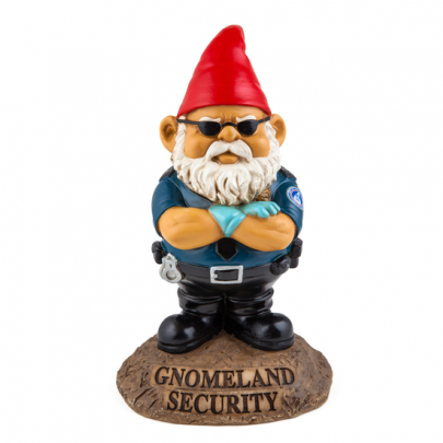 Gnomeland Security Garden Gnome - Gnomeland Security (404x544), Png Download