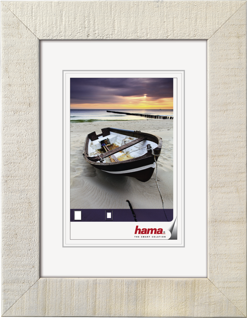 "barchetta" Wooden Frame, White, 10 X 15 Cm - Hama Fotokader Hout Barchetta Wit 20x30cm (1100x1100), Png Download