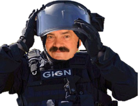 Topic Je Prends 98% Du Forum Sur Critical Ops - Risitas Gign (441x341), Png Download
