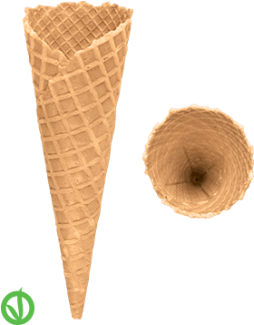 The Rolled Cones / The Waffle Cones - Ice Cream Cone (310x400), Png Download