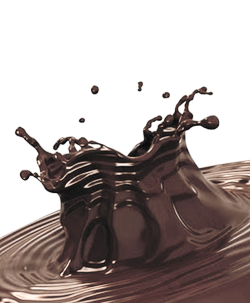 Share This Image - Chocolate Splash Transparent Png (495x600), Png Download