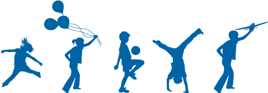 Facilitate Success For All Of Our Students - Children Silhouette Vector (583x217), Png Download