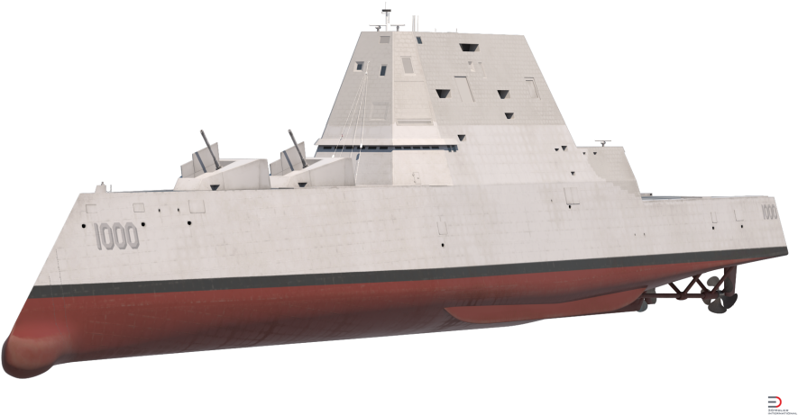 4 Zumwalt Class Destroyer Us Stealth Ship Royalty-free - Us Navy Ships Png (920x517), Png Download