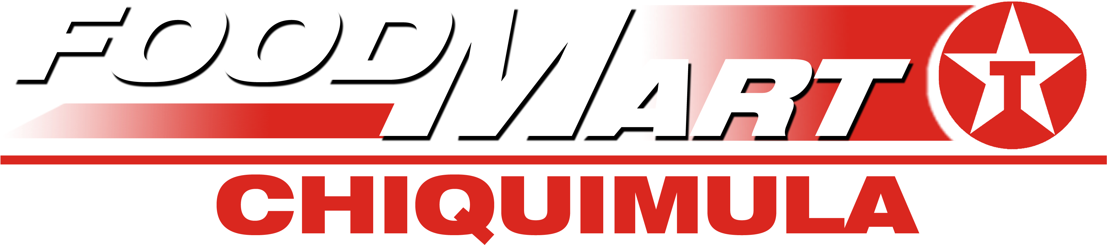 Tienda De Conveniencia Denominada Food Mart Texaco - Carmine (4000x1020), Png Download