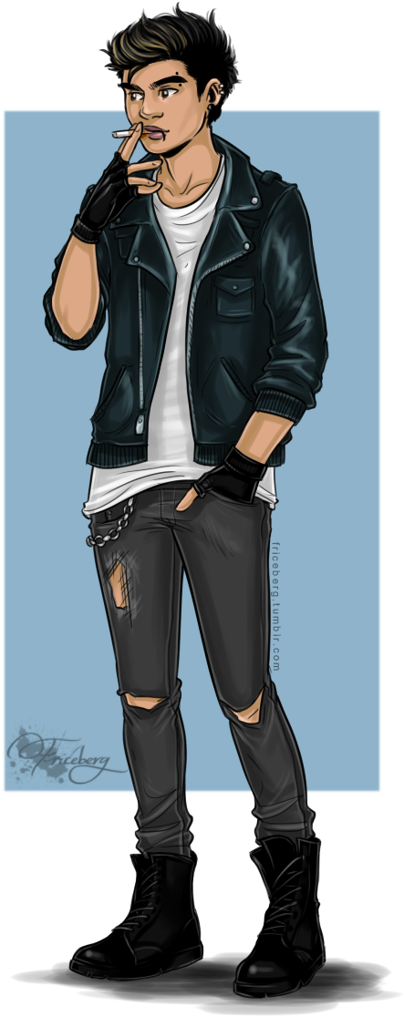 Bad Boy Calum<3 - Calum Hood Boyu (567x1200), Png Download