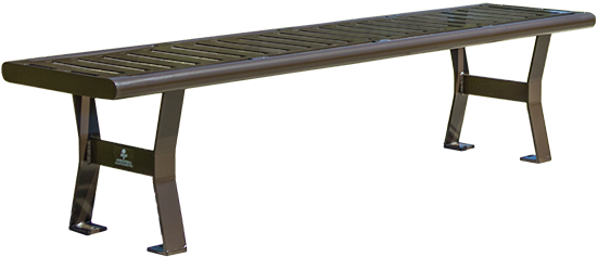 Classic Backless Bench - Outdoor Table (600x400), Png Download