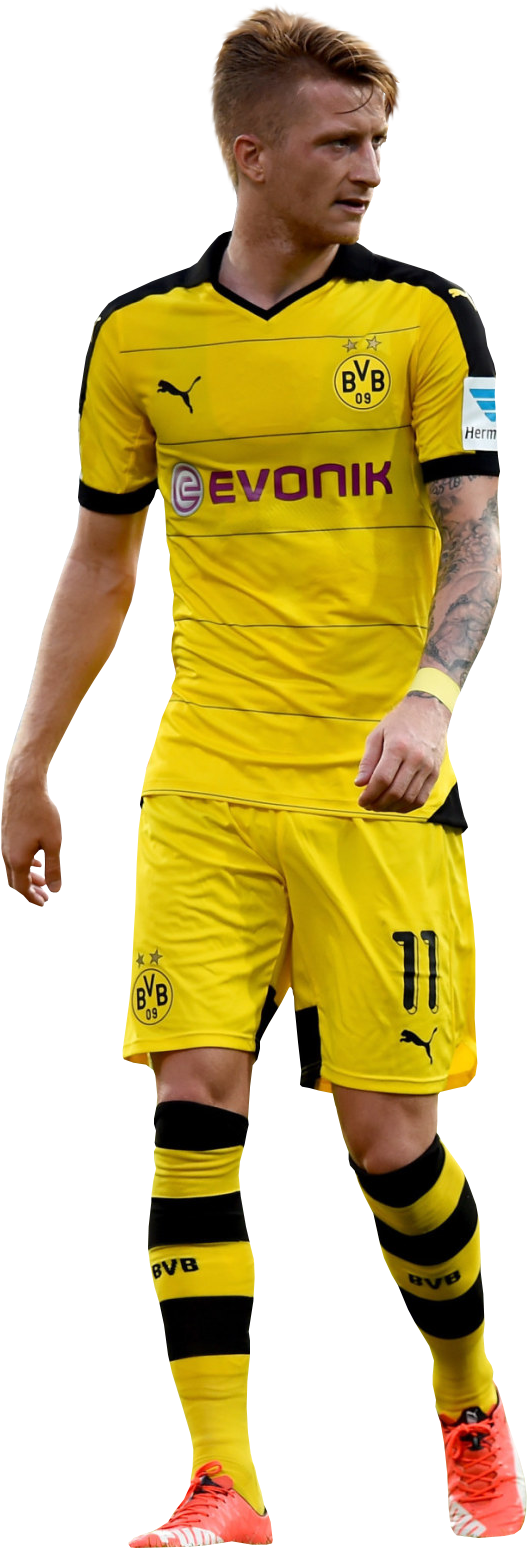 Messi Fifa Png - Marco Reus 2016 Png (656x1576), Png Download