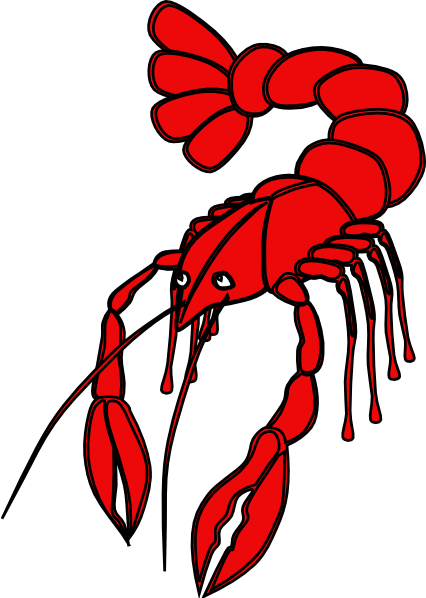 Small - Crawfish Clip Art Transparent Background (426x598), Png Download