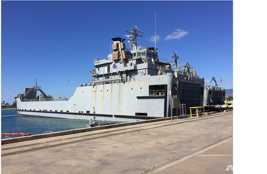 Us Logistics Support Vessels May Be Based In Singapore - Guided Missile Destroyer (991x557), Png Download