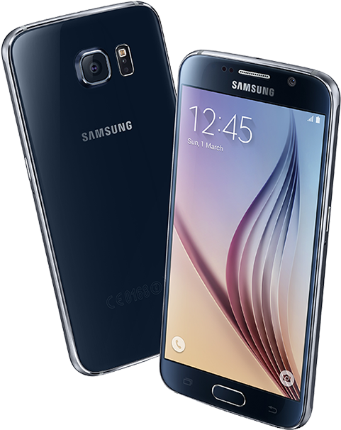 Samsung Galaxy S6 - Samsung Galaxy S6 32gb Black (960x623), Png Download