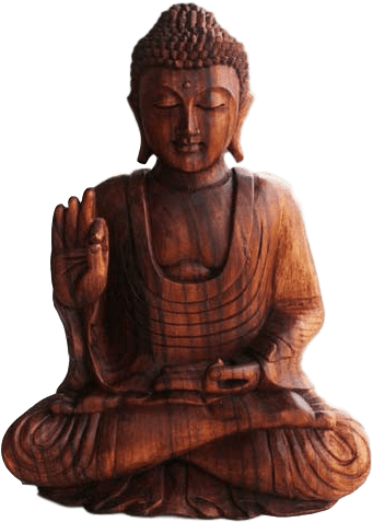 Relax - Refresh - Rejuvenate - Meditating Buddha Wood (351x490), Png Download