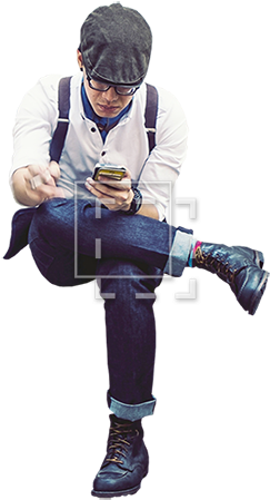 Parent Category - Sitting On A Bench Png (450x450), Png Download