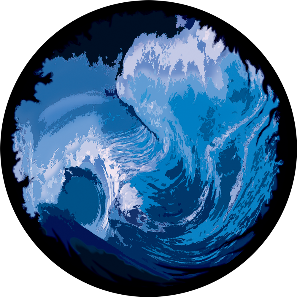 Apollo Design Cs-3484 Surfer Wave Colourscenic Glass - Surfing (1200x1200), Png Download