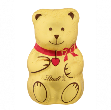 Lindt Milk Chocolate Teddy Bear 100g (359x385), Png Download