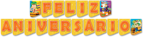 Faixa Feliz Aniversário Chaves - Party (600x321), Png Download