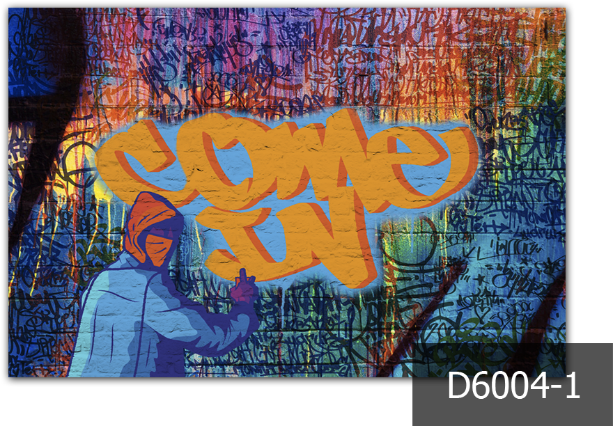 This Collection Can Be Printed On These Qualities - Graffiti (1000x667), Png Download