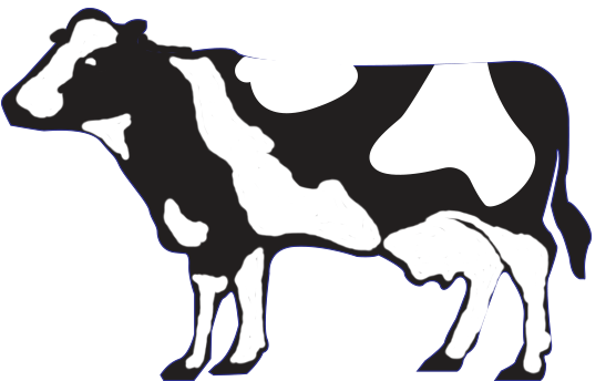 Angus Cow Silhouettes Vector Pack - Cattle (576x576), Png Download