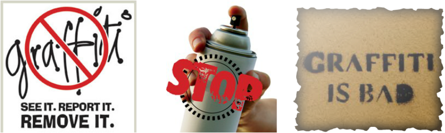 Graffiti Is Bad And Leads You To A Horrible Life - 43308 Crown Spray Paint - Beige Forklift Part (870x261), Png Download