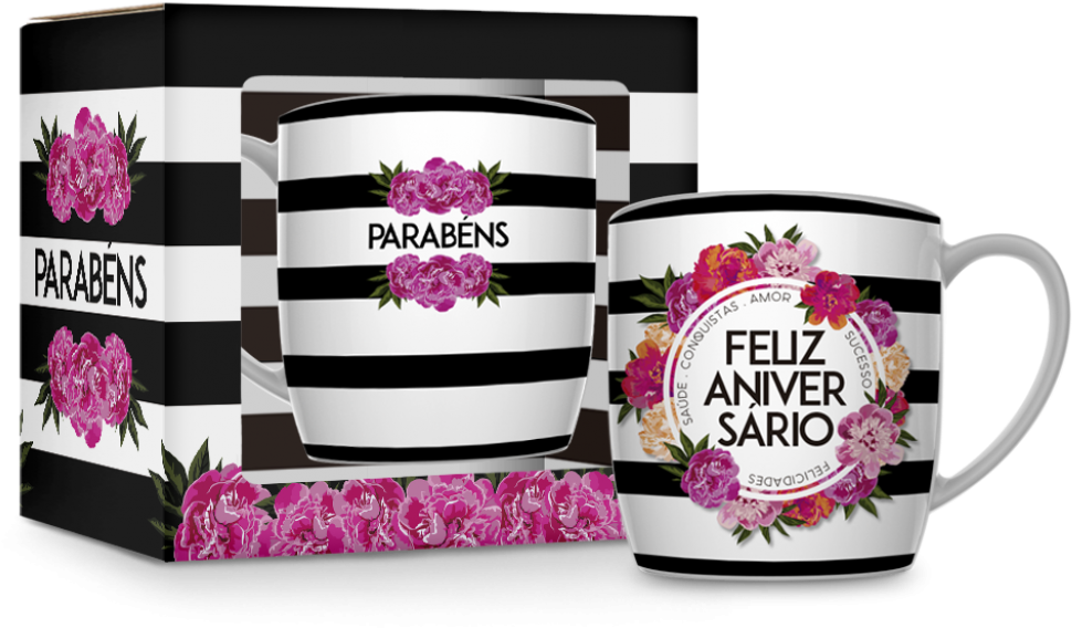 Caneca Porcelana Urban 360ml - Canecas De Feliz Aniversário (1200x1200), Png Download
