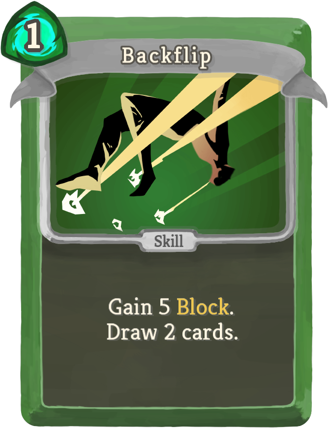 Backflip - Slay The Spire Backflip (678x874), Png Download