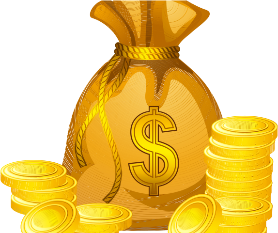 Money Background Cliparts - Money Bag Clipart Png (640x480), Png Download
