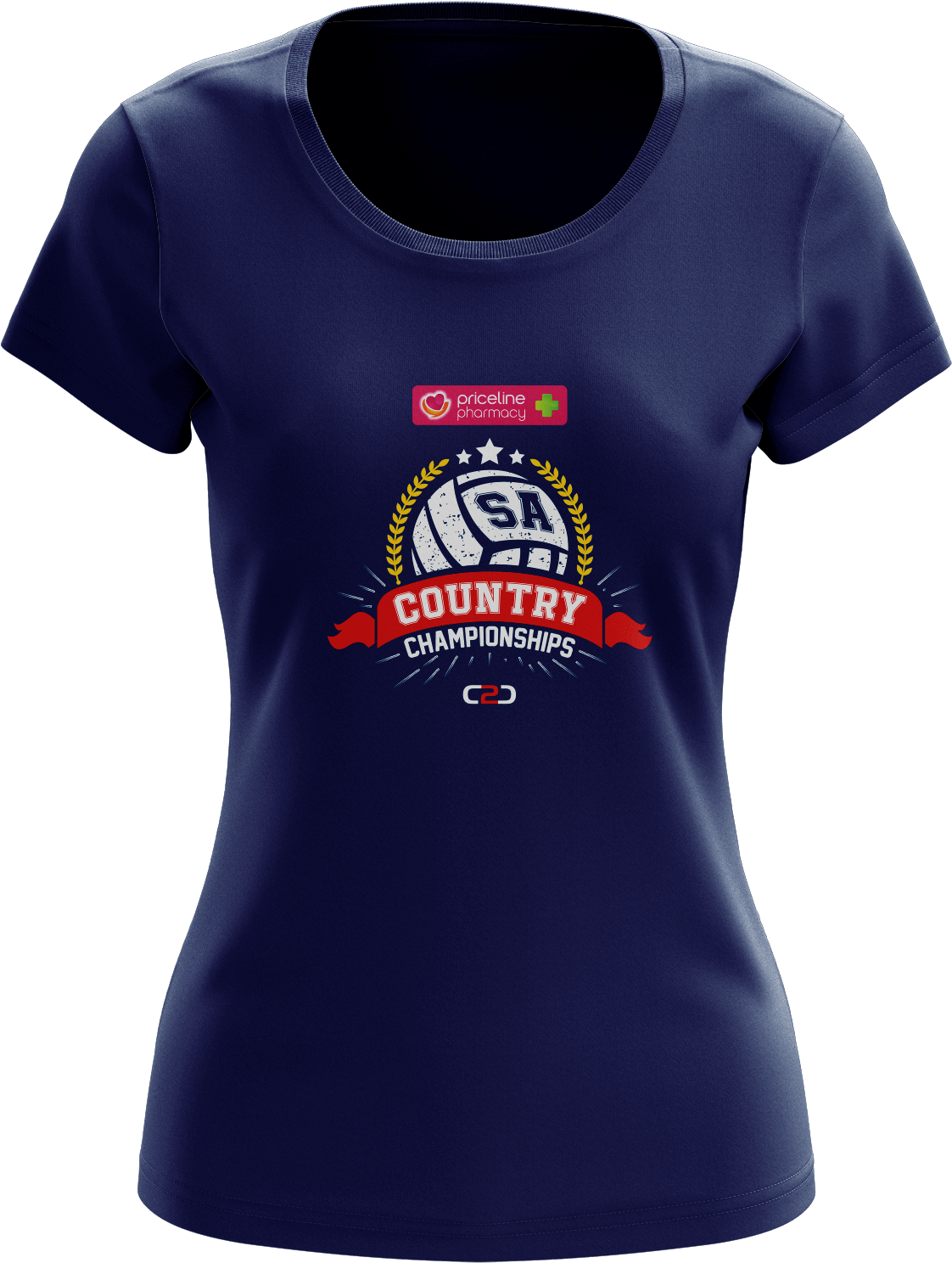 Priceline Pharmacy Country Champs Gameday Tee - T-shirt (2000x2000), Png Download
