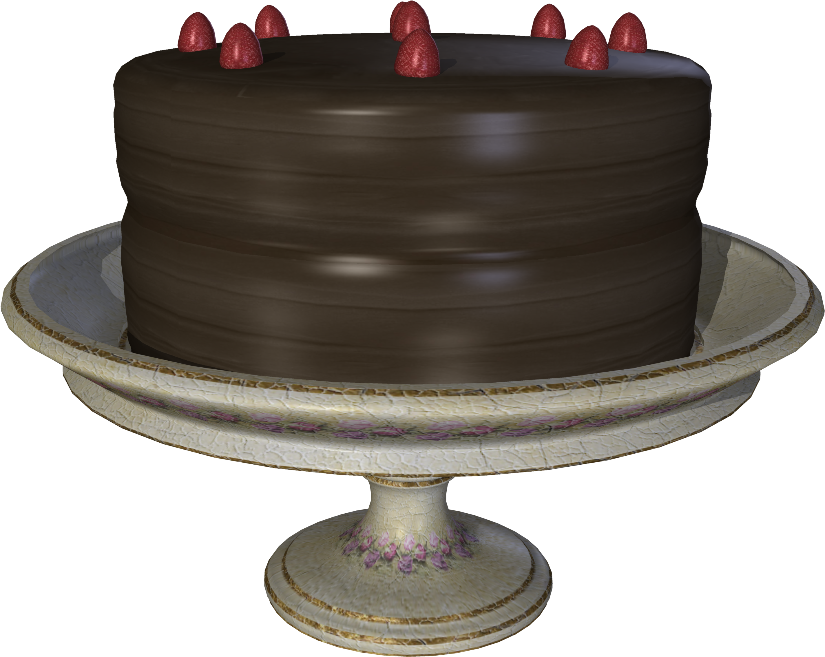 Party Chocolate Cake - Birthday (4000x3000), Png Download