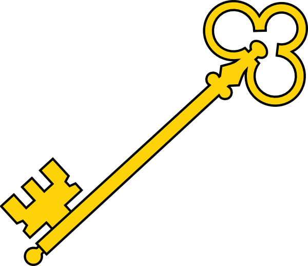 Key Clipart Magical - Key Clipart (453x380), Png Download