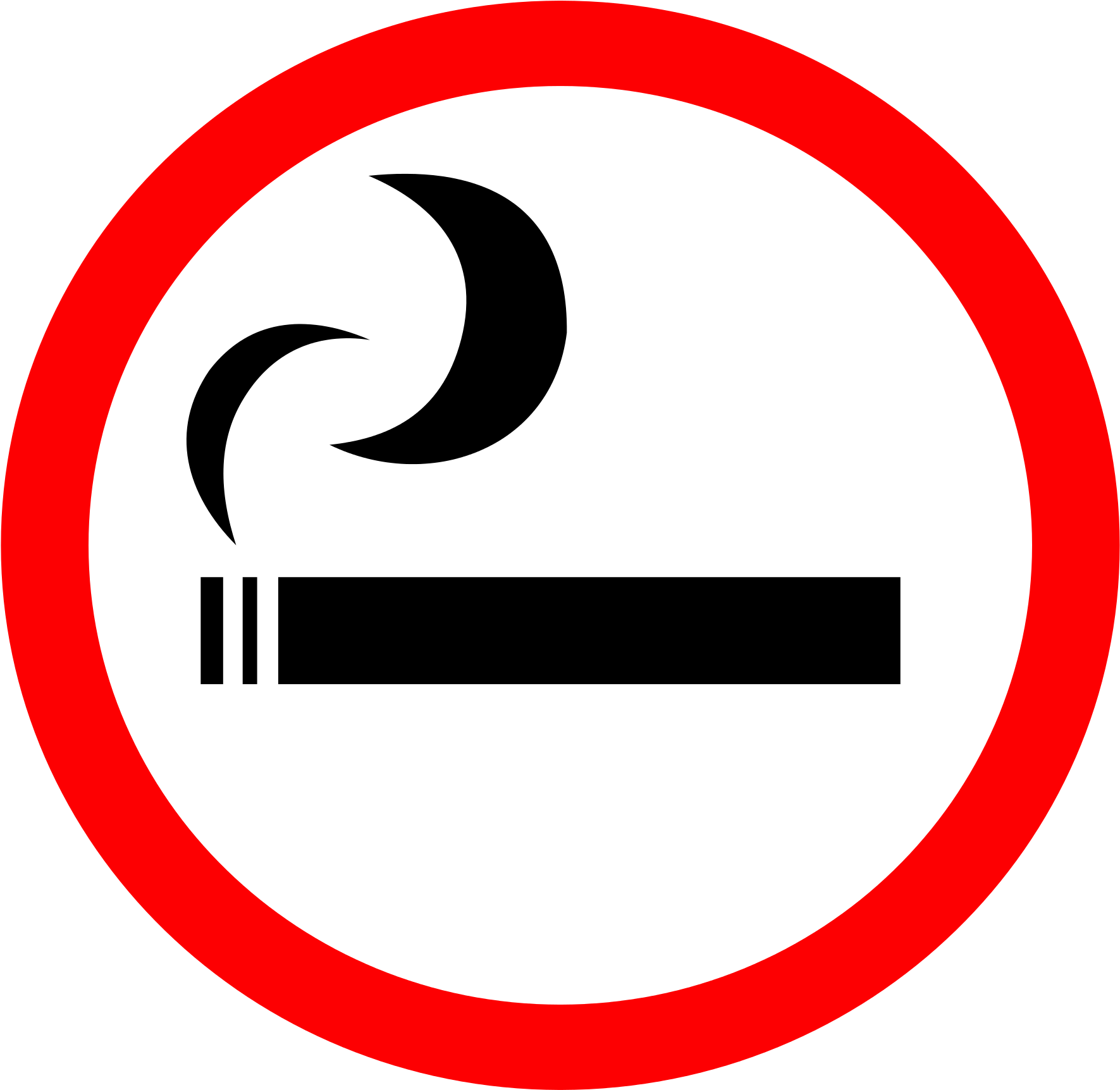 Open - Cigarette Sign (2000x1949), Png Download