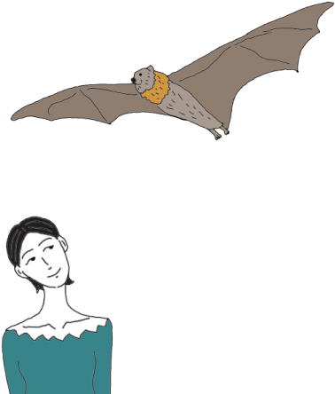 Vampire Bat (450x450), Png Download