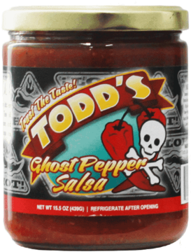 Todd's Habanero Salsa (274x479), Png Download