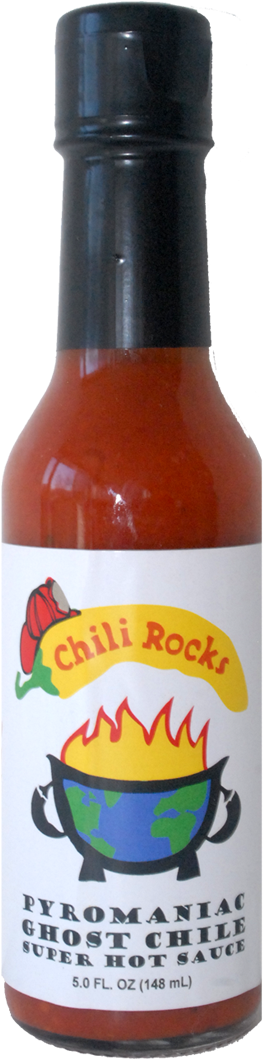 Pyromaniac Ghost Pepper Hot Sauce - Chili Pepper (341x1066), Png Download