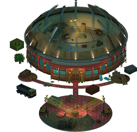 Far East Expo Center L1 - Dome (446x431), Png Download