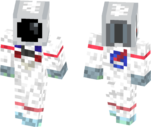 The Space Man - Minecraft (584x497), Png Download