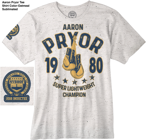 Aaron Pryor Official Nvbhof T-shirt - T-shirt (500x488), Png Download