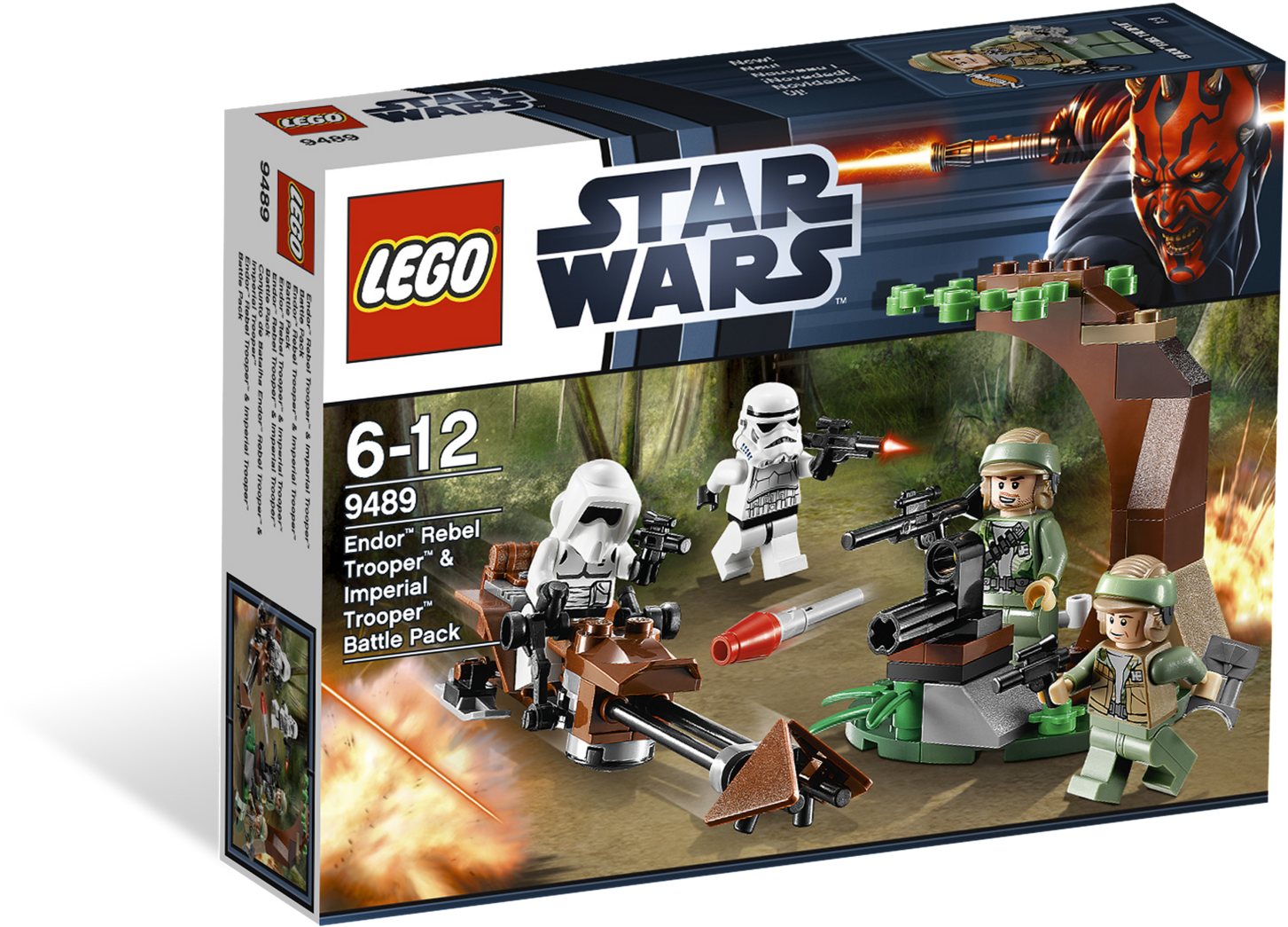 9489 Endor Rebel Trooper & Imperial Trooper Battle - Endor Rebel Trooper & Imperial Trooper Battle Pack (2000x1500), Png Download