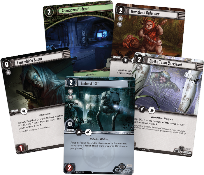 Swc28 Cardfan - Star Wars Lcg: Solo's Command Force Pack (700x601), Png Download