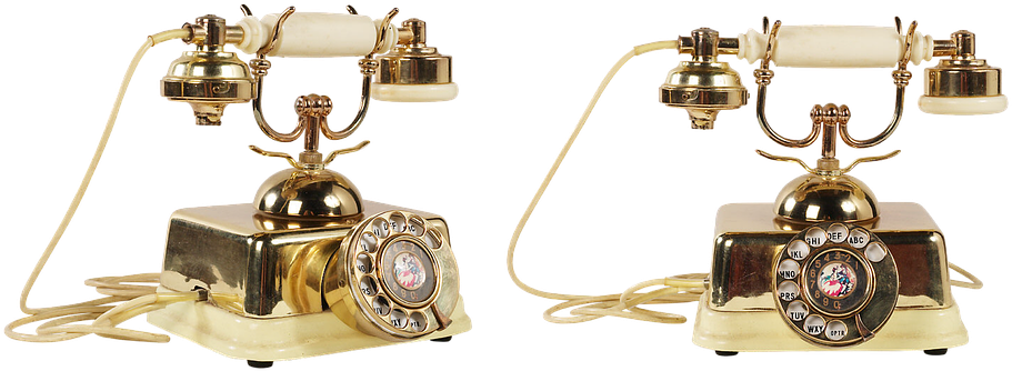 Old Phone, Phone, Link, Call, Vintage Telephone, Tube - Telefono Antigua (960x377), Png Download