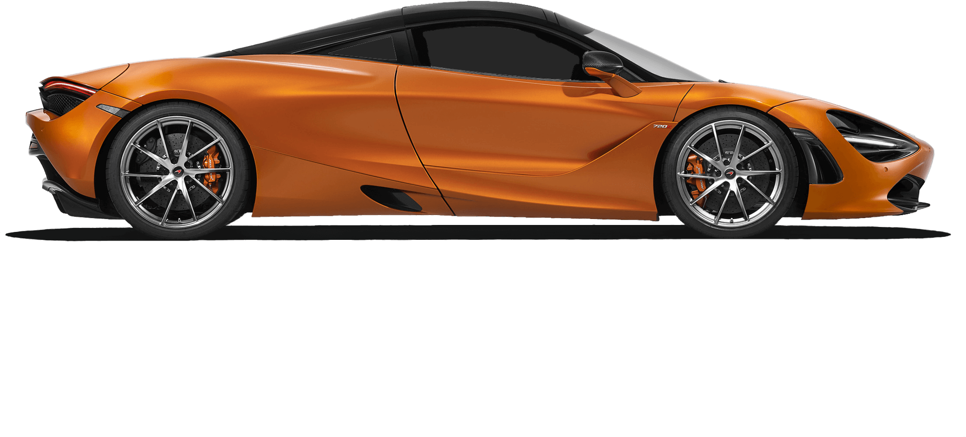 Home - Mclaren 720s Side (2000x2000), Png Download