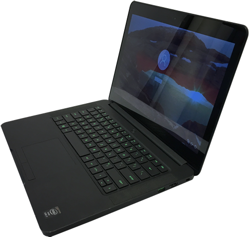 Razer Blade Rz09-0116 Laptop Left Side - Laptop (500x483), Png Download