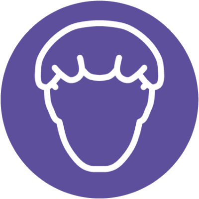 Hair Net Symbol - Hair Protection Must Be Worn Safety Sign (400x400), Png Download